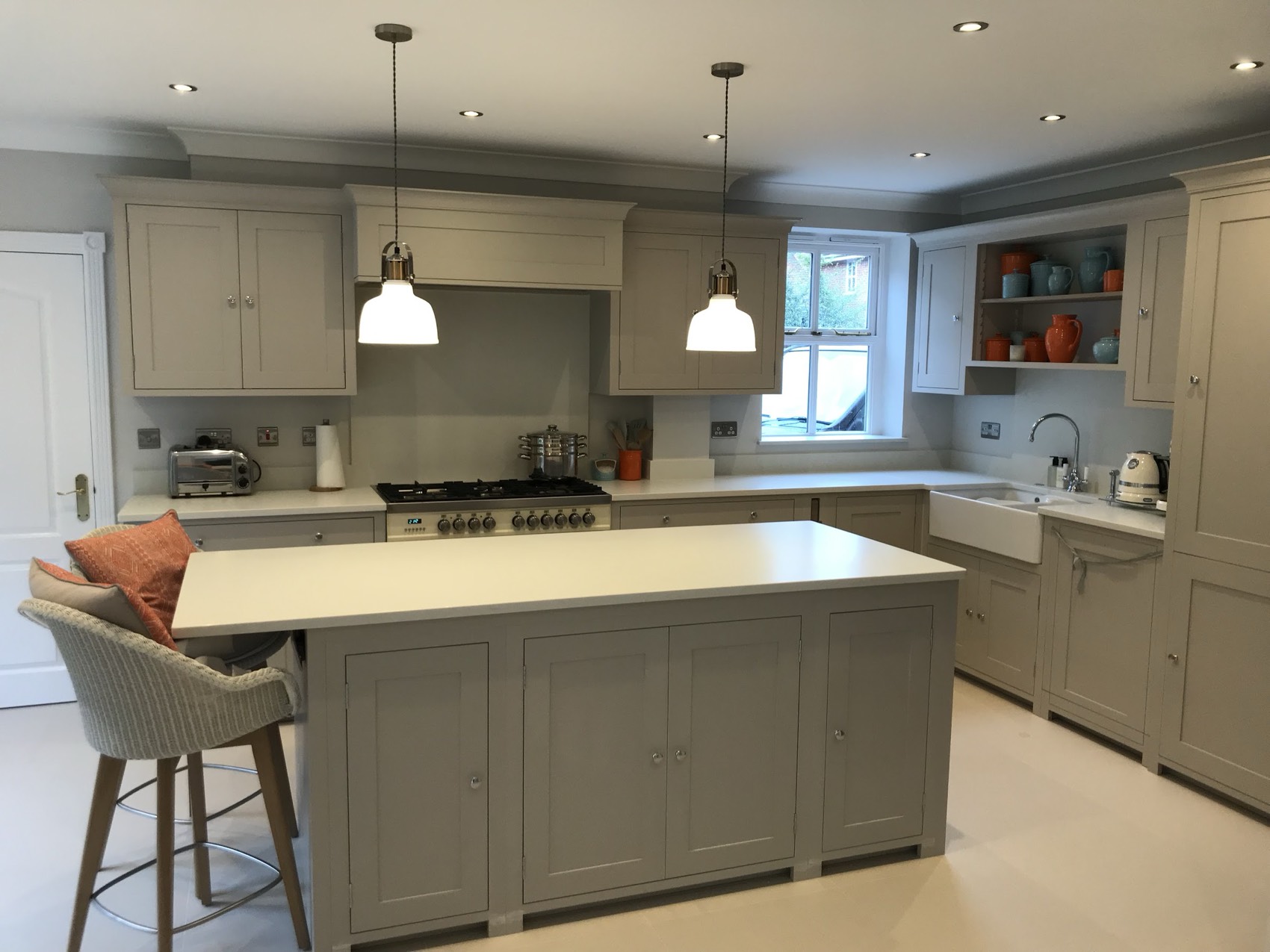 Kitchen renovation with island